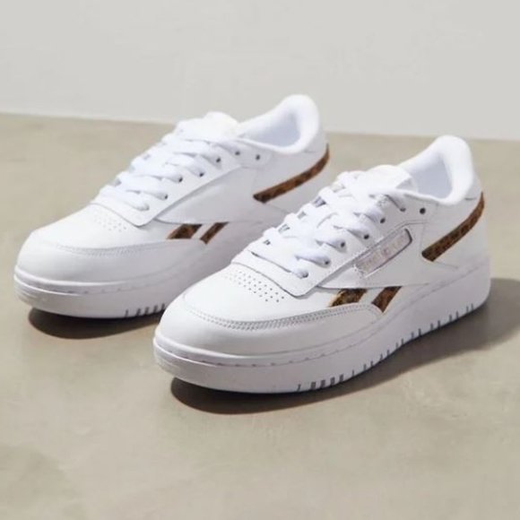 Reebok Club C Double Geo Womens Sneaker - Picture 1 of 3